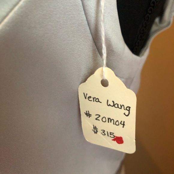 NWT - Vera Wang Formal Dress in Silver - Picture 5 of 9